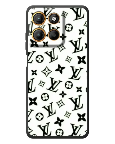 Чохол для Motorola Edge 60 Neo з картинкою «Монохромний хаос LV»