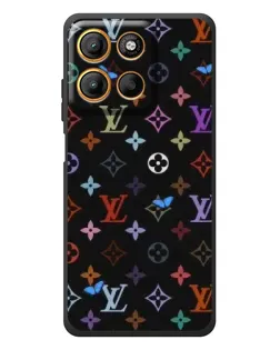 Чохол для Motorola Edge 60 Neo з картинкою «Кольорова монограма LV»