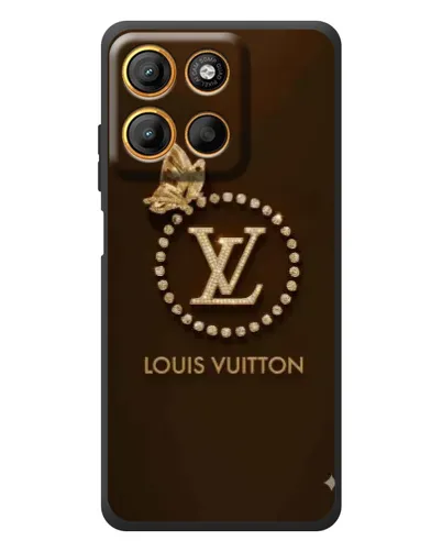 Чохол для Motorola Edge 60 Neo з картинкою «LV — золота печатка»
