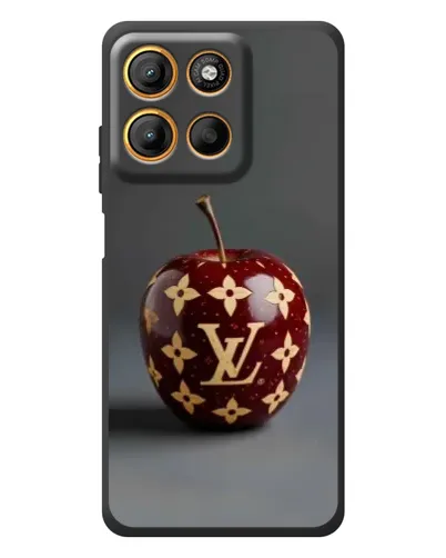 Чохол для Motorola Edge 60 Neo з картинкою «Червоне яблуко LV»
