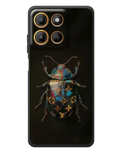 Чохол для Motorola Edge 60 Neo з картинкою «LV — мармуровий принт»