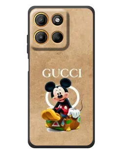 Чохол для Motorola Edge 60 Neo з картинкою «Міккі Маус Gucci — крафт»