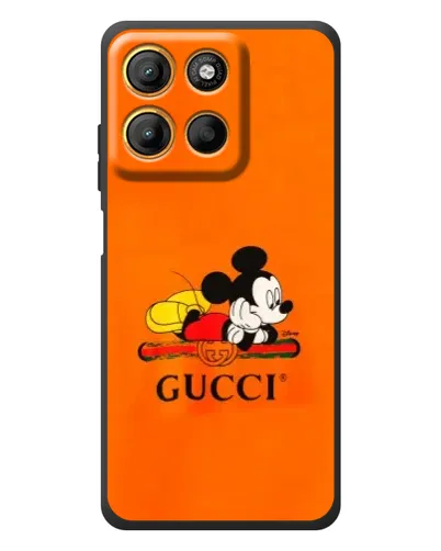 Чохол для Motorola Edge 60 Neo з картинкою «Міккі Маус Gucci — помаранч» Чохол для Motorola Edge 60 Neo з картинкою «Міккі Маус Gucci — помаранч»