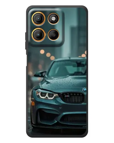 Чохол для Motorola Edge 60 Neo з картинкою «BMW у вогнях міста» Чохол для Motorola Edge 60 Neo з картинкою «BMW у вогнях міста»