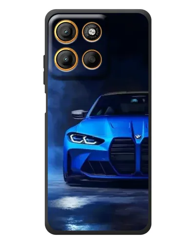 Чохол для Motorola Edge 60 Neo з картинкою «Блакитна BMW M4» Чохол для Motorola Edge 60 Neo з картинкою «Блакитна BMW M4»