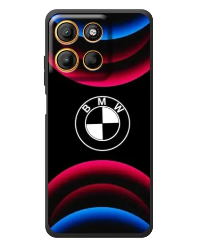 Чохол для Motorola Edge 60 Neo з картинкою «Логотип BMW та неонові дуги» Чохол для Motorola Edge 60 Neo з картинкою «Логотип BMW та неонові дуги»