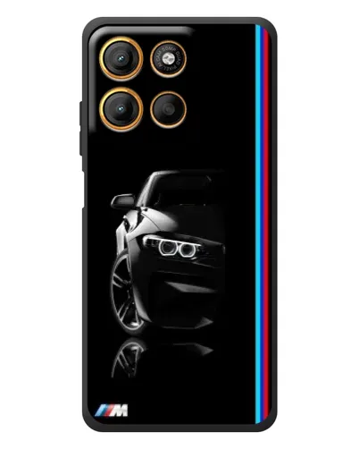Чохол для Motorola Edge 60 Neo з картинкою «Силует BMW в темряві» Чохол для Motorola Edge 60 Neo з картинкою «Силует BMW в темряві»