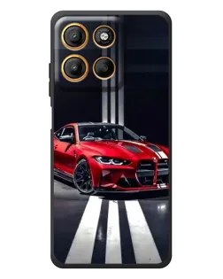 Чохол для Motorola Edge 60 Neo з картинкою «Червона BMW на дорозі»