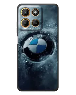 Чехол для Motorola Edge 60 Neo с картинкой «Логотип BMW — лед»