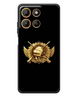 Чохол для Motorola Edge 60 Neo з картинкою «PUBG — помаранчевий градієнт»