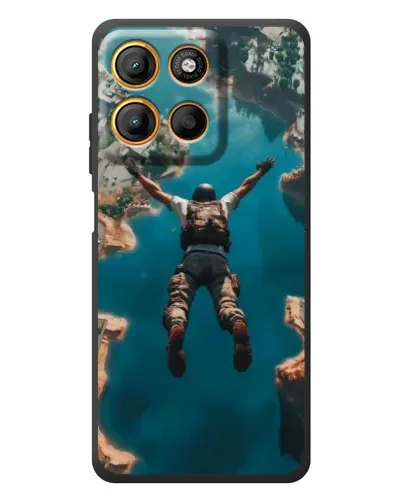 Чохол для Motorola Edge 60 Neo з картинкою «PUBG — вільне падіння»