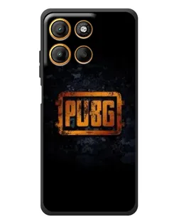 Чохол для Motorola Edge 60 Neo з картинкою «PUBG — золотий логотип»