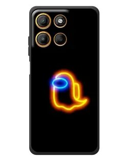 Чохол для Motorola Edge 60 Neo з картинкою «Among Us неонове сяйво»
