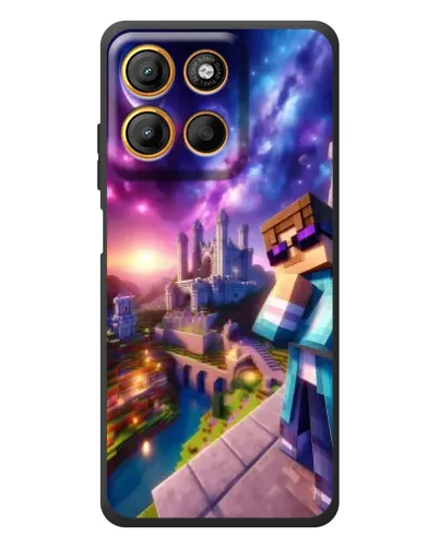 Чохол для Motorola Edge 60 Neo з картинкою «Стів та космос»