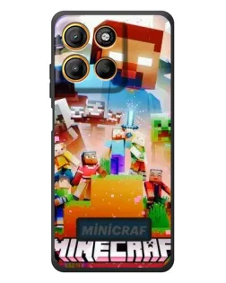 Чохол для Motorola Edge 60 Neo з картинкою «Minecraft герої гри»