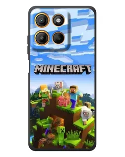 Чохол для Motorola Edge 60 Neo з картинкою «Minecraft класичний світ»