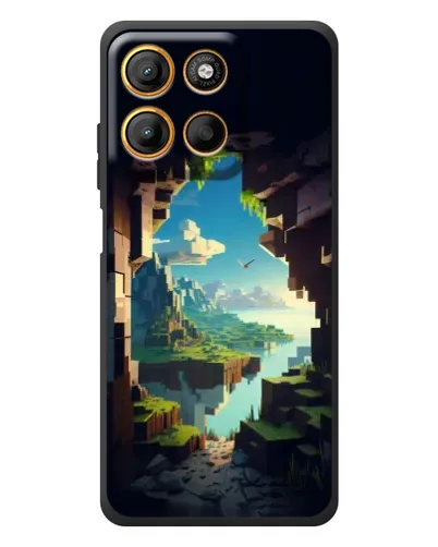 Чохол для Motorola Edge 60 Neo з картинкою «Вид з печери»