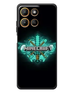 Чохол для Motorola Edge 60 Neo з картинкою «Minecraft Diamond лого»