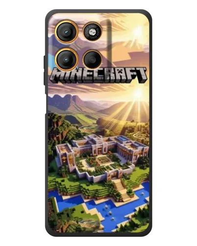 Чохол для Motorola Edge 60 Neo з картинкою «Minecraft панорама»
