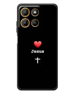 Чохол для Motorola Edge 60 Neo з картинкою «Серце - Jesus» Чохол для Motorola Edge 60 Neo з картинкою «Серце - Jesus»