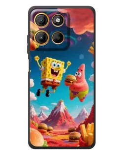Чохол для Motorola Edge 60 Neo з картинкою «Космічний фастфуд»