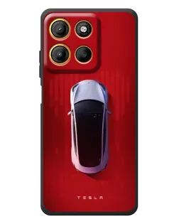 Чохол для Motorola Edge 60 Neo з картинкою «Tesla Top View»