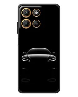 Чохол для Motorola Edge 60 Neo з картинкою «Силует Tesla Night»