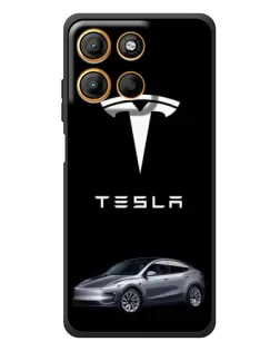 Чохол для Motorola Edge 60 Neo з картинкою «Tesla Model Y»