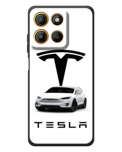 Чохол для Motorola Edge 60 Neo з картинкою «Tesla White Style»