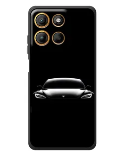 Чохол для Motorola Edge 60 Neo з картинкою «Фари Tesla Night»