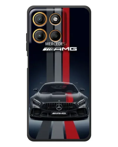 Чохол для Motorola Edge 60 Neo з картинкою «Mercedes — білий карбон»