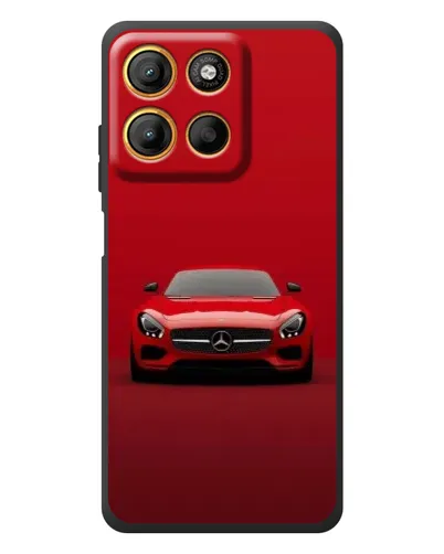Чохол для Motorola Edge 60 Neo з картинкою «Червоний Mercedes AMG»