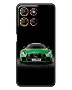 Чохол для Motorola Edge 60 Neo з картинкою «Mercedes — неоновий лого»