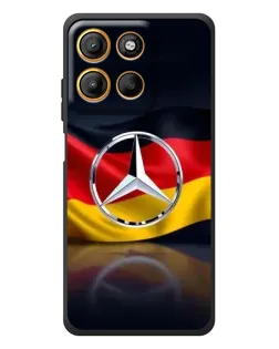 Чохол для Motorola Edge 60 Neo з картинкою «Mercedes — прапор Німеччини»