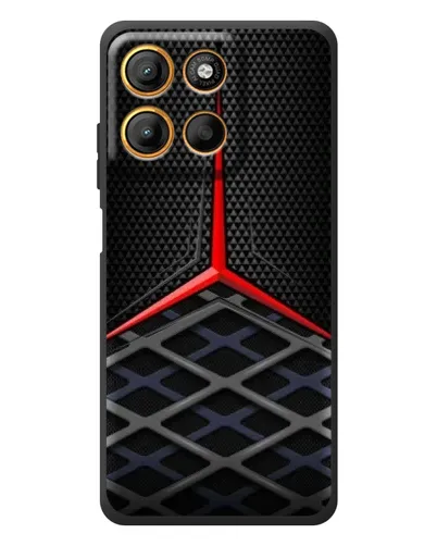 Чохол для Motorola Edge 60 Neo з картинкою «Mercedes Carbon Grid»