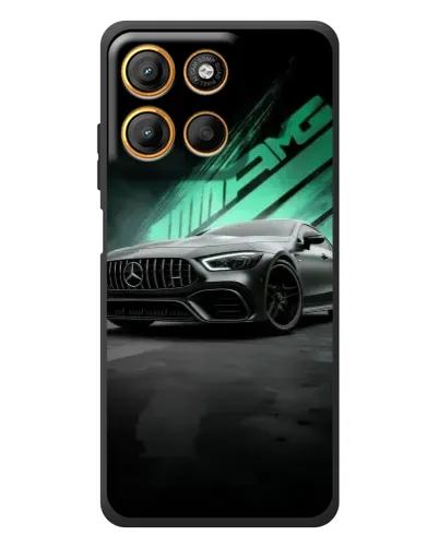 Чохол для Motorola Edge 60 Neo з картинкою «Темний Mercedes AMG»