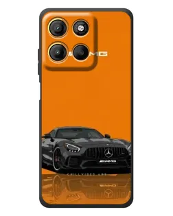 Чохол для Motorola Edge 60 Neo з картинкою «Помаранчевий Mercedes AMG»