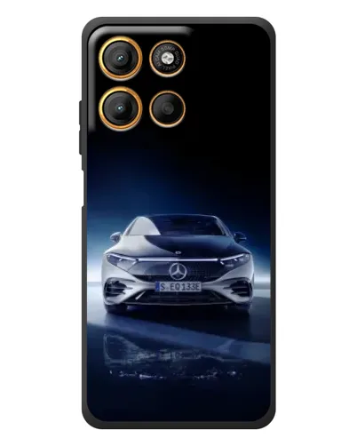 Чохол для Motorola Edge 60 Neo з картинкою «Нічний Mercedes EQ»