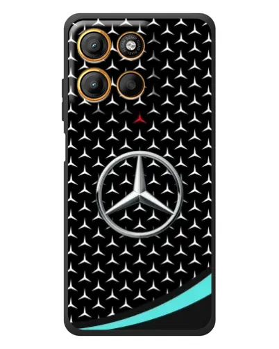 Чохол для Motorola Edge 60 Neo з картинкою «Mercedes — бірюзовий акцент»
