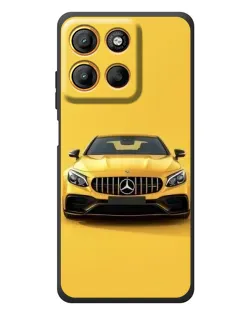 Чохол для Motorola Edge 60 Neo з картинкою «Жовтий Mercedes GT»