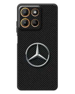 Чохол для Motorola Edge 60 Neo з картинкою «Карбоновий Mercedes стиль»