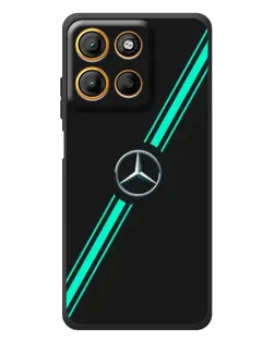 Чохол для Motorola Edge 60 Neo з картинкою «Спортивні лінії Mercedes»
