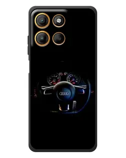 Чохол для Motorola Edge 60 Neo з картинкою «Салон Audi — кермо»