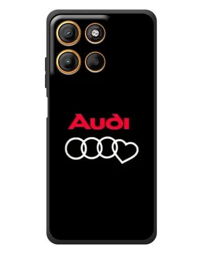 Чохол для Motorola Edge 60 Neo з картинкою «Логотип Audi Heart»