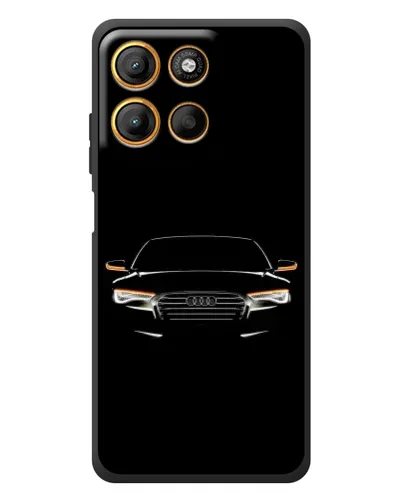 Чохол для Motorola Edge 60 Neo з картинкою «Audi — нічний контур»