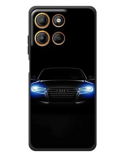 Чохол для Motorola Edge 60 Neo з картинкою «Audi в неоні»