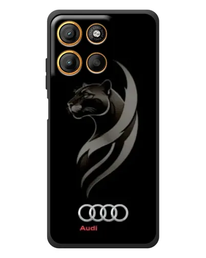 Чохол для Motorola Edge 60 Neo з картинкою «Графіка — пантера та Audi»