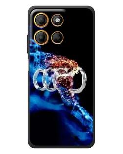 Чохол для Motorola Edge 60 Neo з картинкою «Енергія лого Audi»