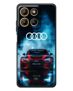 Чохол для Motorola Edge 60 Neo з картинкою «Audi Sport — неон»