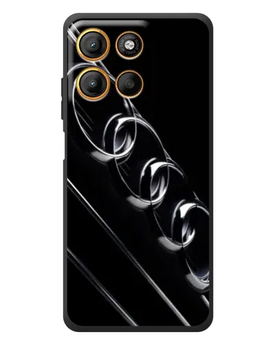 Чохол для Motorola Edge 60 Neo з картинкою «Audi — абстрактні кільця»